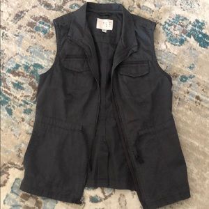 Charcoal Gray Utility Vest